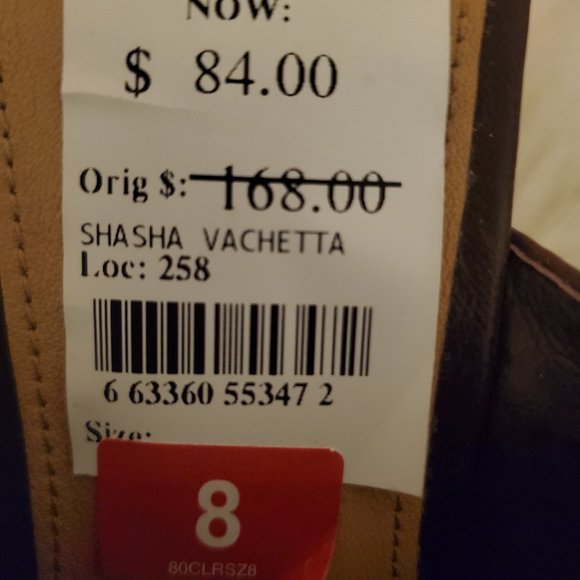 BRAND NEW COACH SHASHA VACHETTA CLOG MULE STUDDED CHOCOLATE - Picture 5 of 5